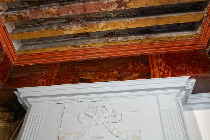 plafond, 2e étage, peintures monumentales : Métamorphoses d'Ovide, détail