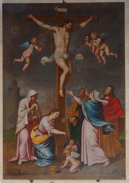 tableau : Christ en croix, vue générale - © Ministère de la Culture (France), Médiathèque du patrimoine et de la photographie, diffusion RMN-GP