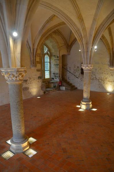 salle du rez-de-chaussée, au nord du cellier, vue générale