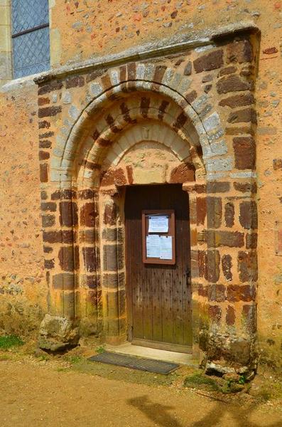 porche d'accès sud, vue générale