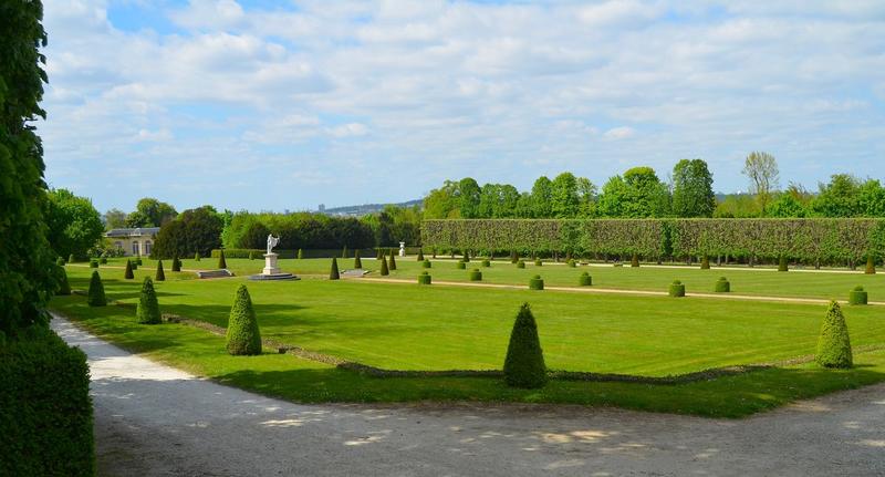 parterre ouest, vue générale