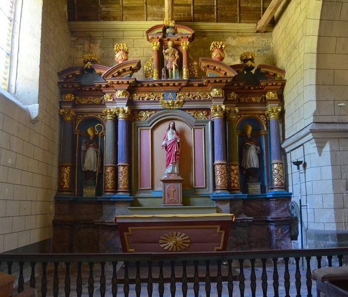 retable du collatéral nord, statue : Saint Roch, vue générale - © Ministère de la Culture (France), Médiathèque du patrimoine et de la photographie, diffusion RMN-GP