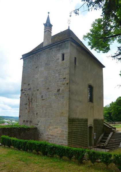 tour de Laubespin, façades nord et ouest, vue générale