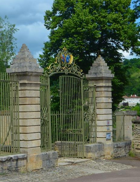 grille d'entrée sud, vue générale