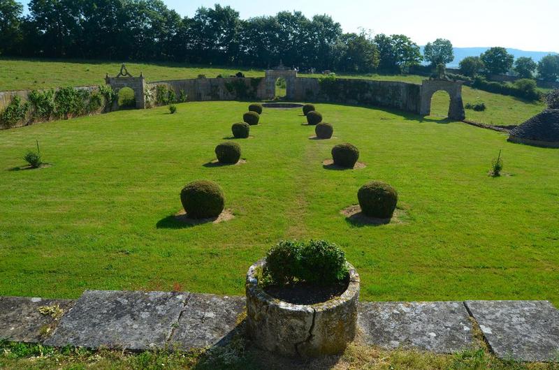 ancien jardin, vue partielle