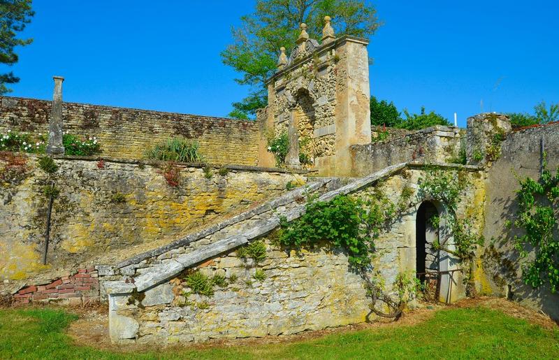 ancien jardin, vue partielle