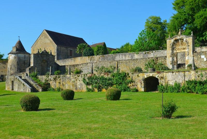 ancien jardin, vue partielle