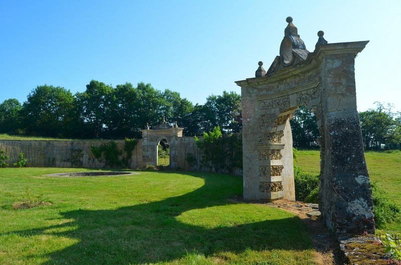 ancien jardin, vue partielle