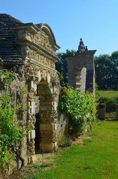 ancien jardin, vue partielle