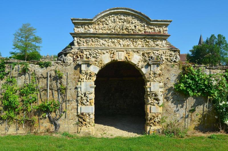 ancien jardin, nymphée, vue générale