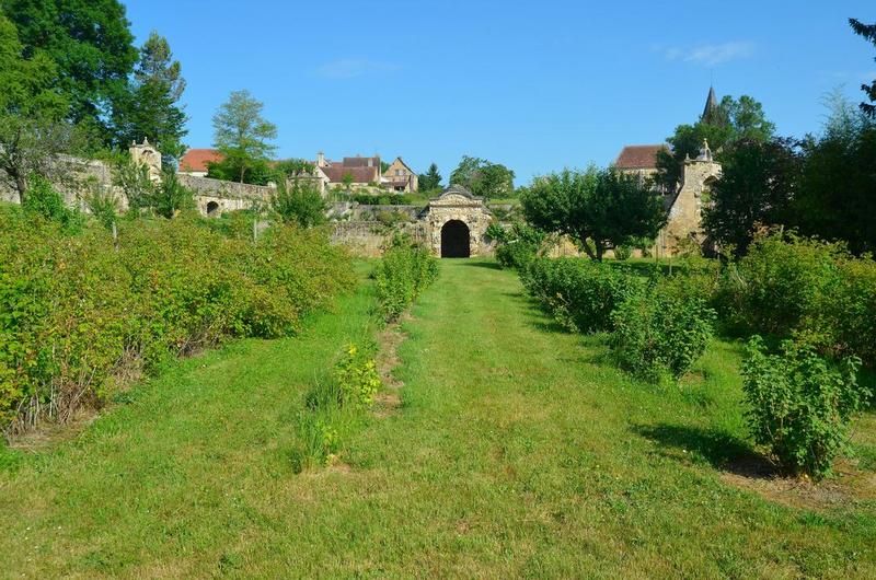 ancien jardin, vue partielle