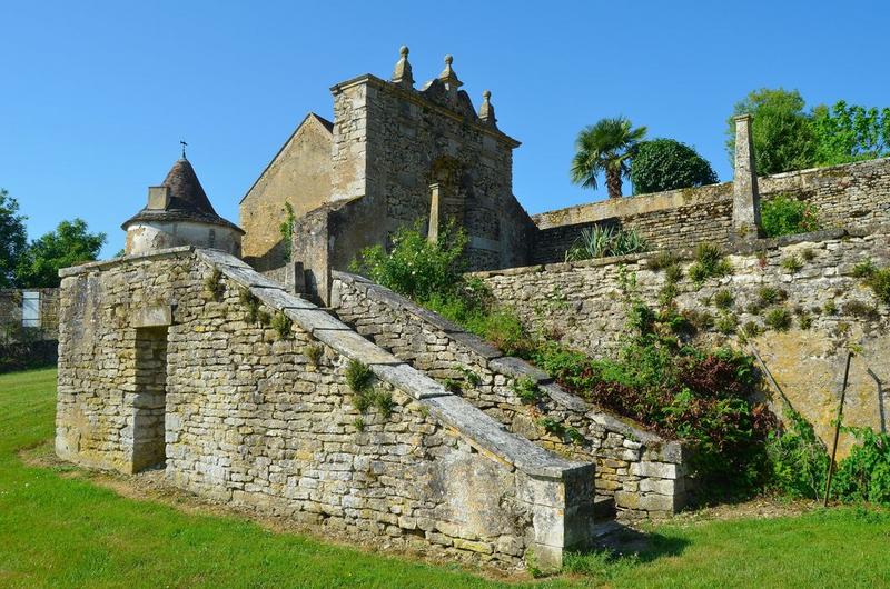 ancien jardin, vue partielle