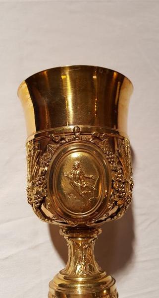 calice de Mgr de Salignac de la Motte Fénelon, évêque de Lombez, détail de la coupe