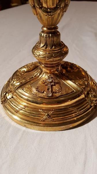calice de Mgr de Salignac de la Motte Fénelon, évêque de Lombez, détail du pied