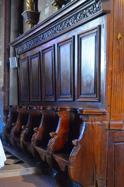 Stalles du recteur de la confrérie des Pénitents du saint sacrement, vue générale