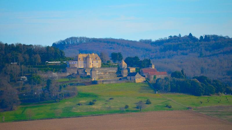 vue générale du château dans son environnement