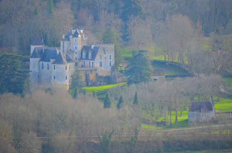 vue générale du château dans son environnement