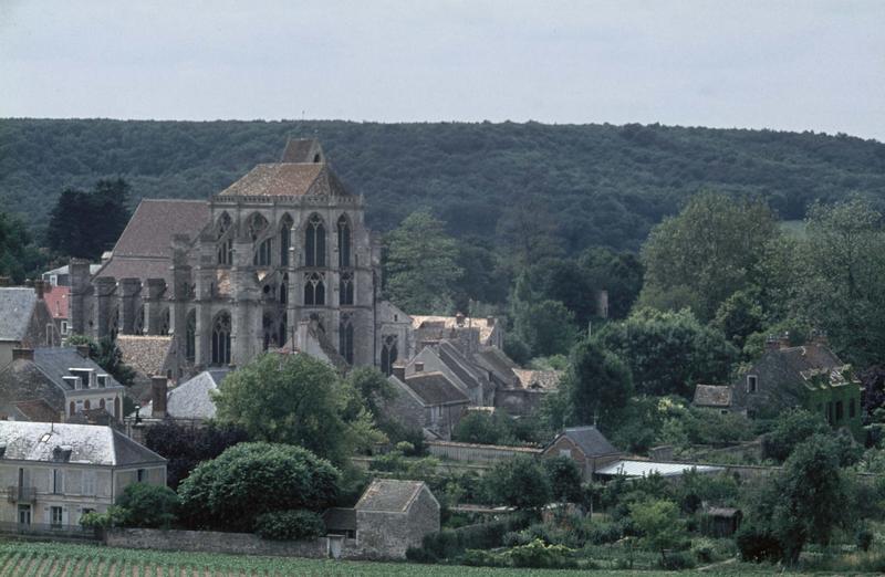 Vue générale du village, ensemble sud-est de l'église