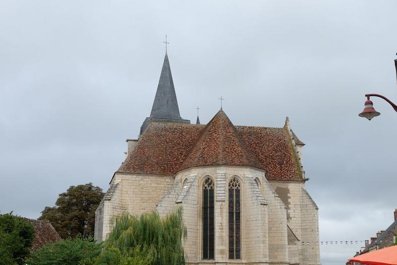 chevet, vue générale