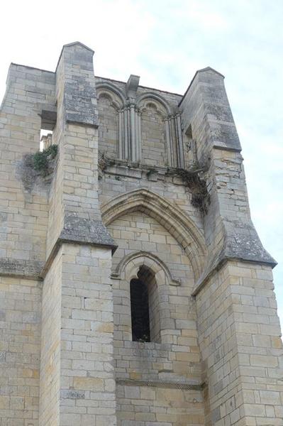 clocher, élévation ouest, vue générale