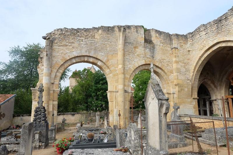 ruines, ensemble sud, vue partielle