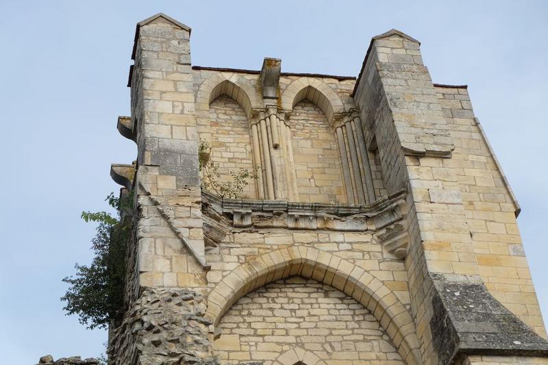 clocher, élévation est, vue partielle