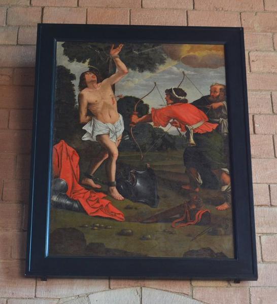 tableau : martyre de saint Sébastien (le), vue générale