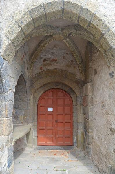 porche d'accès sud, vue générale
