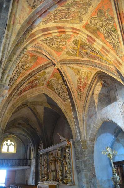 choeur, peintures monumentales, vue partielle