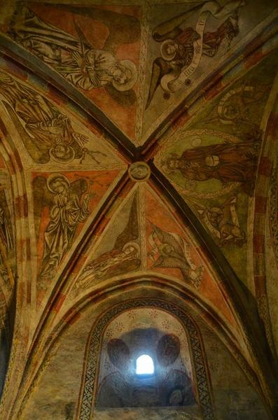 choeur, peintures monumentales, vue partielle