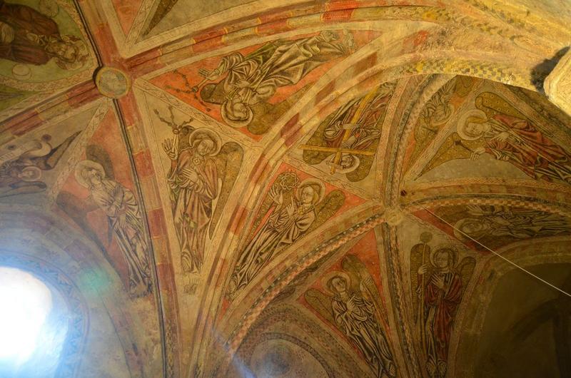 choeur, peintures monumentales, vue partielle