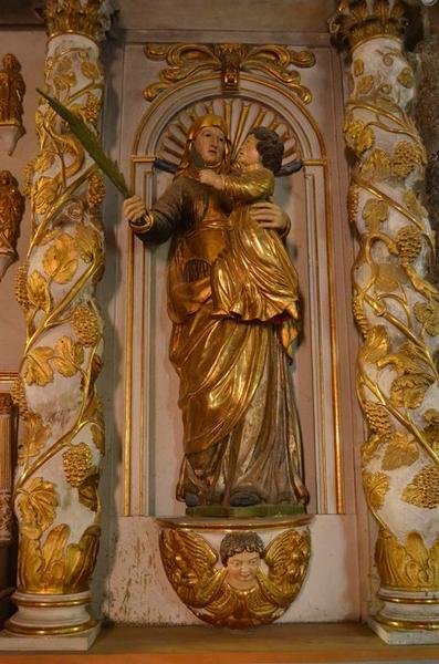 statue : sainte Julitte et saint Cirgues, vue générale
