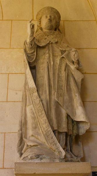 statue : saint Martin évêque, vue générale