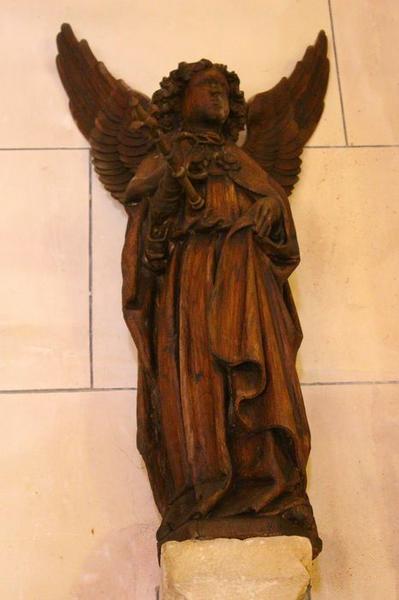 statue (statuette) : Ange de l'Annonciation, vue générale