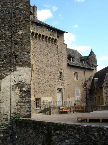 cour intérieure, ensemble ouest, vue partielle