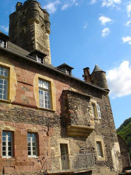 cour intérieure, ensemble ouest, vue partielle