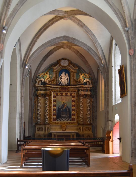 retable du collatéral sud, vue générale