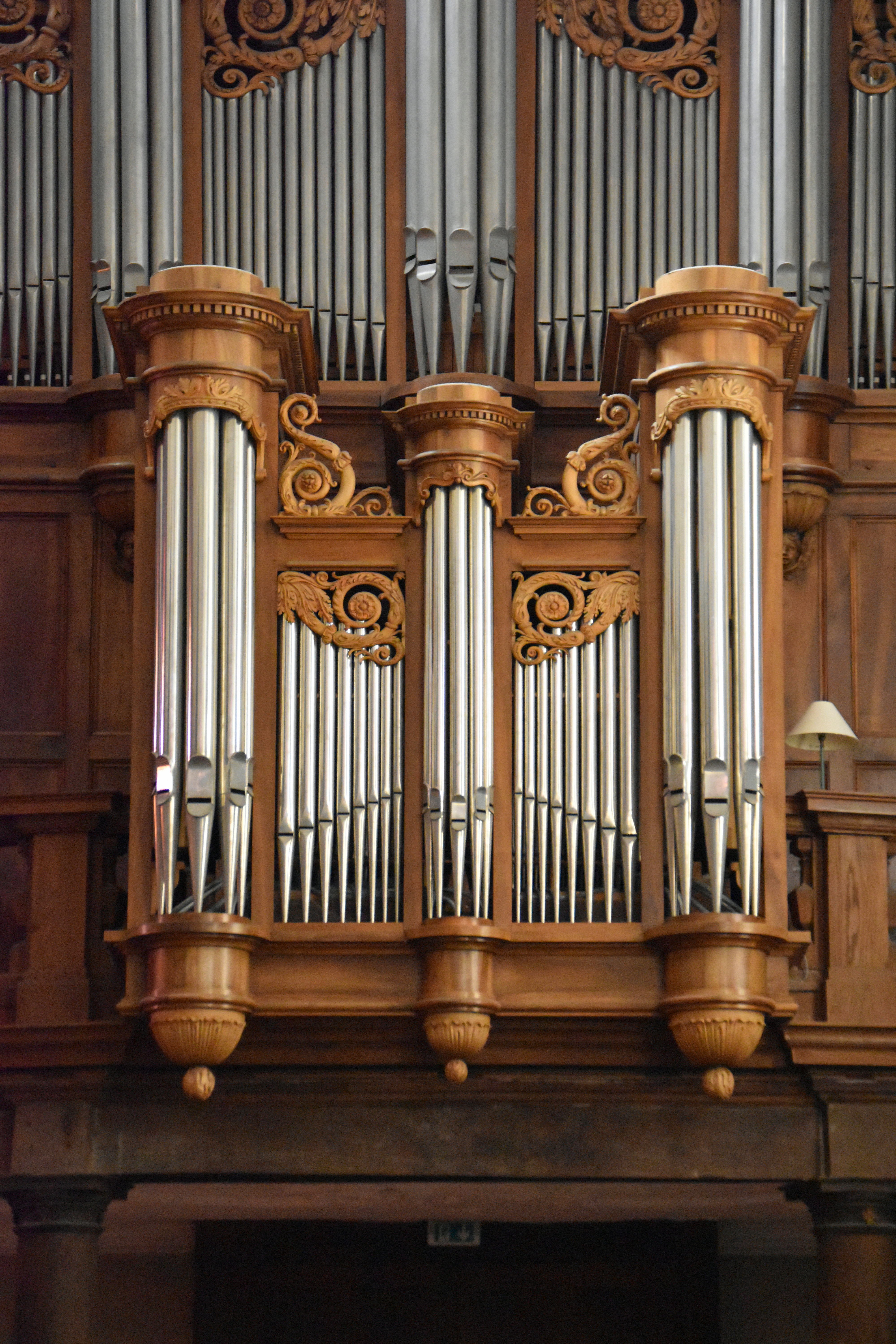 orgue, vue partielle