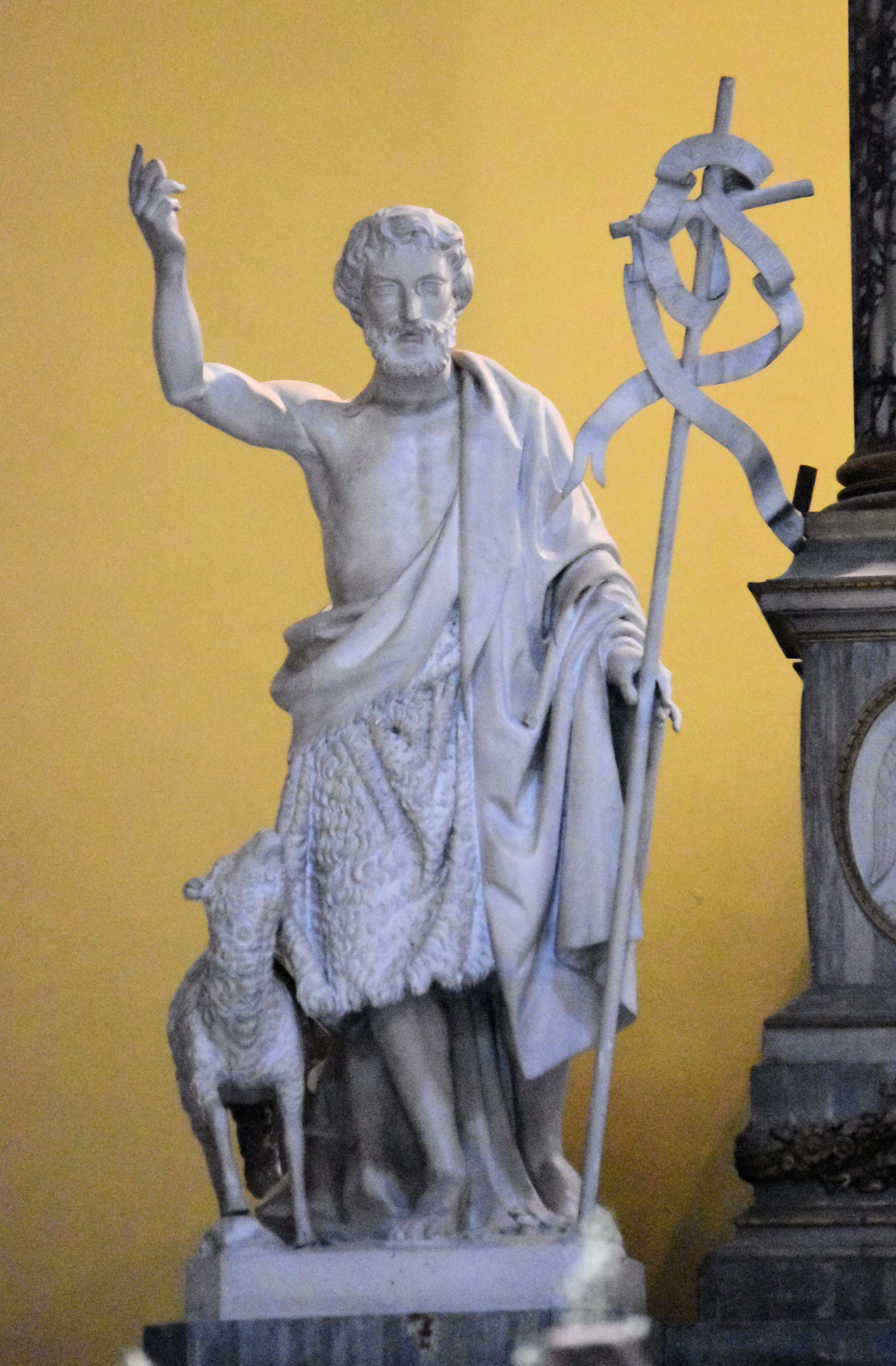 statue : Saint Jean-Baptiste, vue générale - © Ministère de la Culture (France), Médiathèque du patrimoine et de la photographie, diffusion RMN-GP