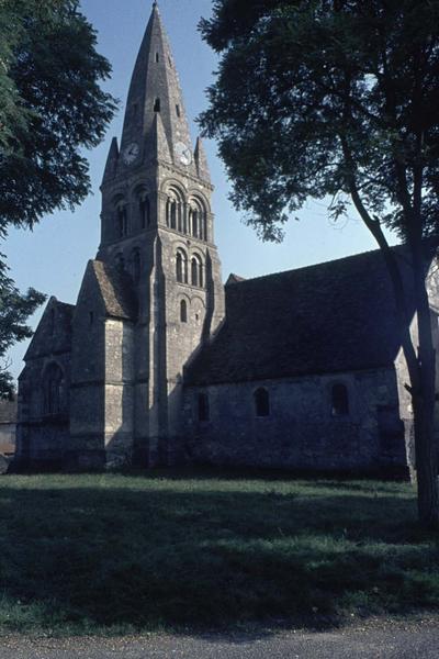 Clocher et façade nord