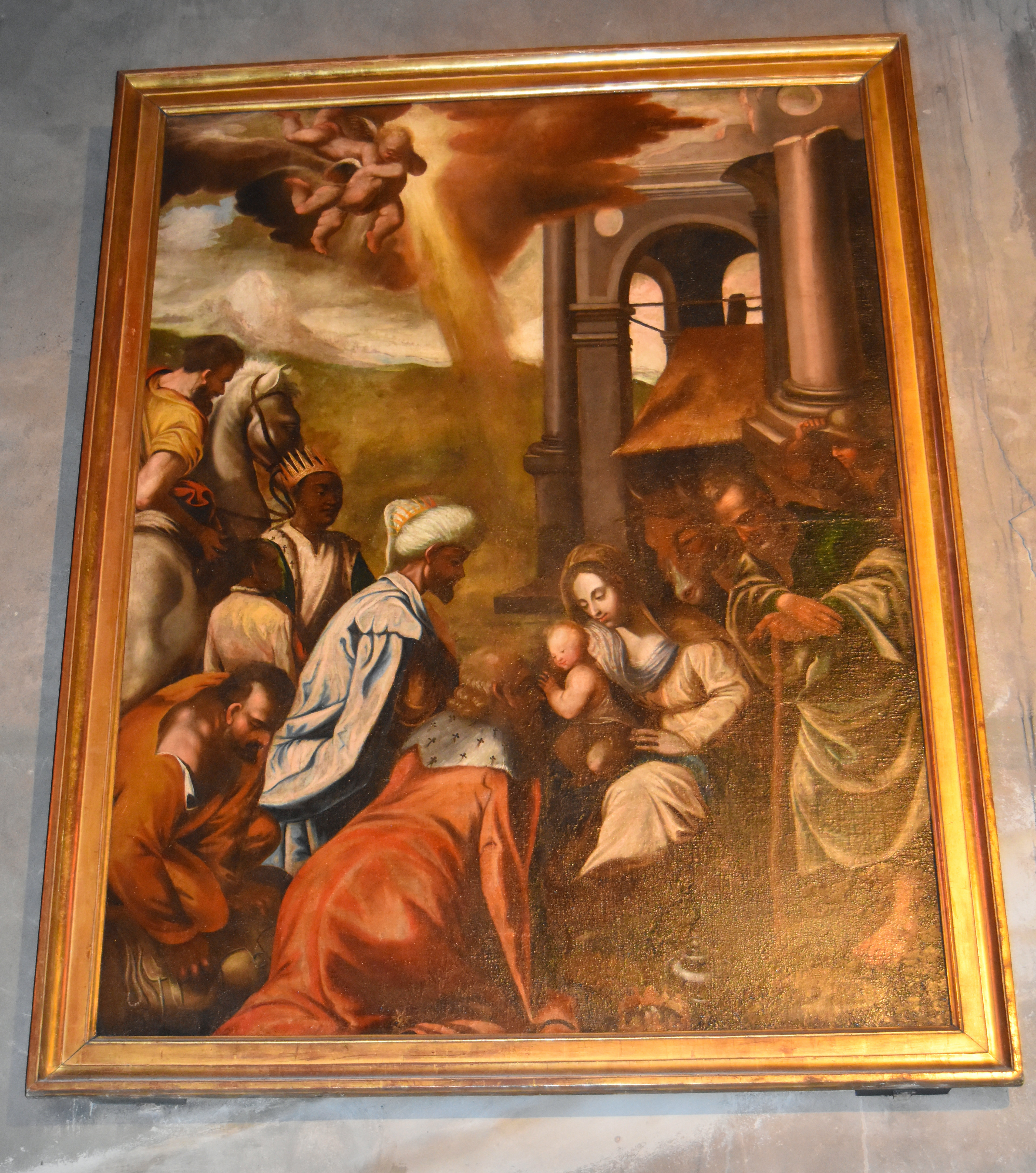 Tableau : Adoration des mages