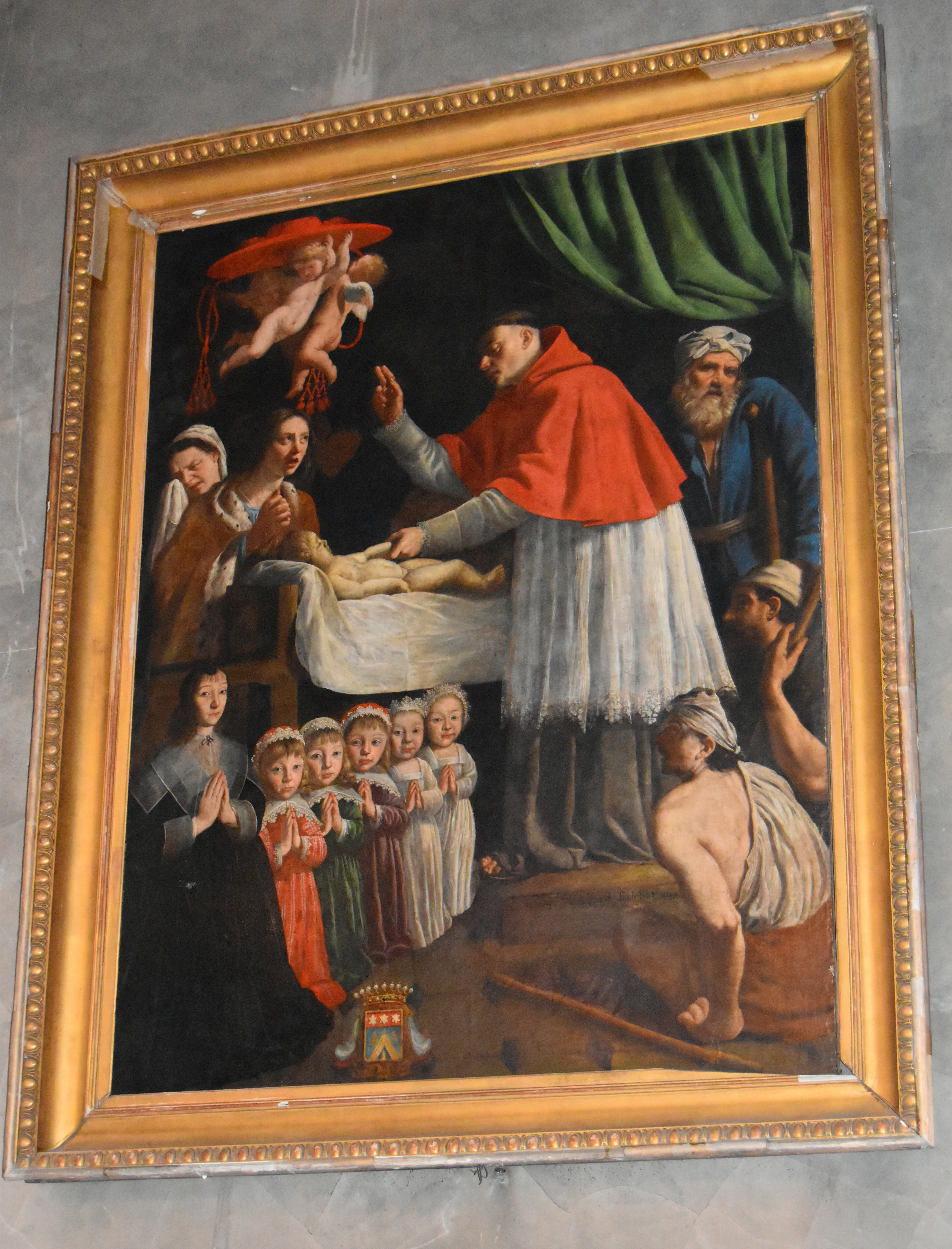 tableau : Le Miracle de saint Bonaventure, vue générale