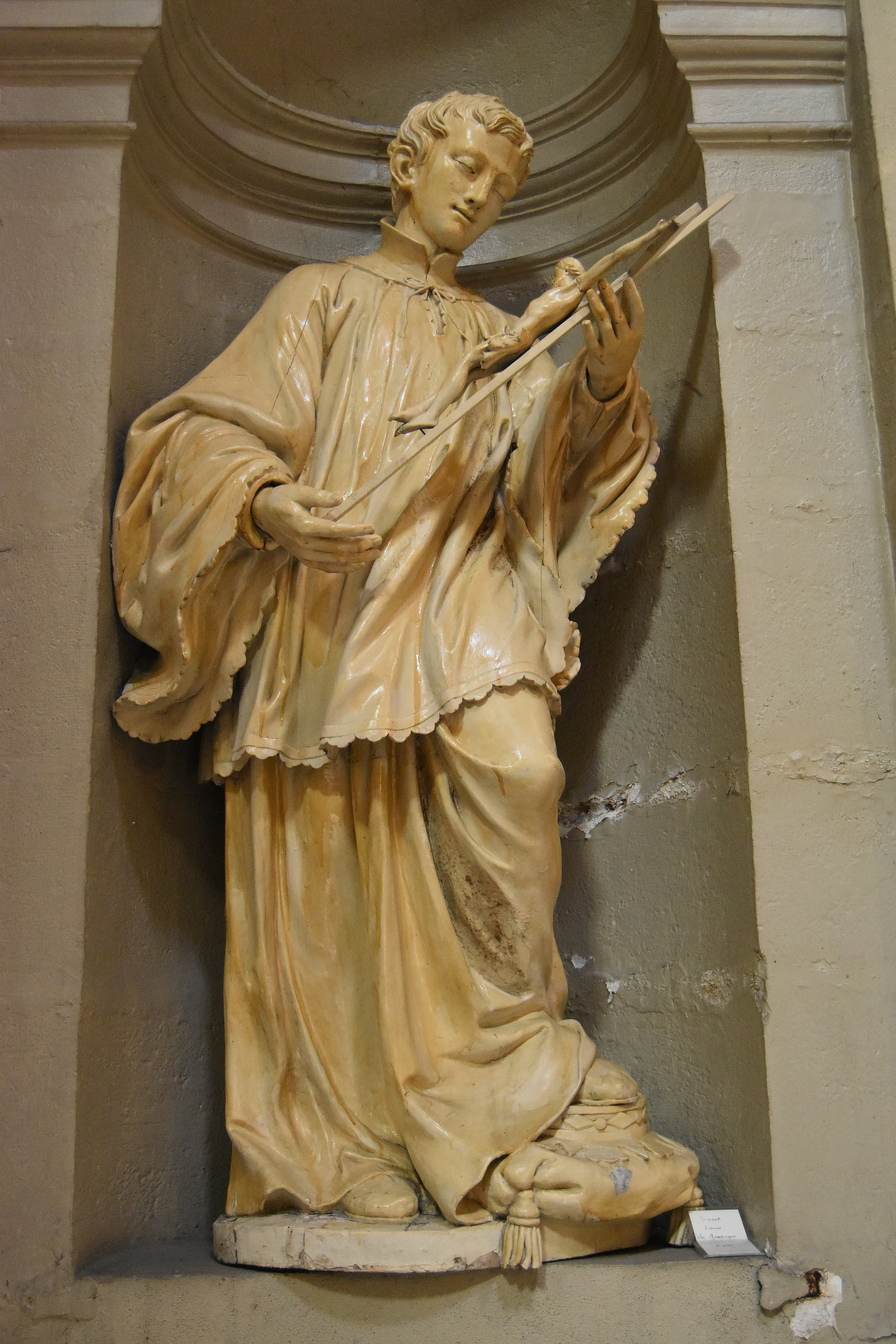 statue : Saint Louis de Gonzague, vue générale - © Ministère de la Culture (France), Médiathèque du patrimoine et de la photographie, diffusion RMN-GP