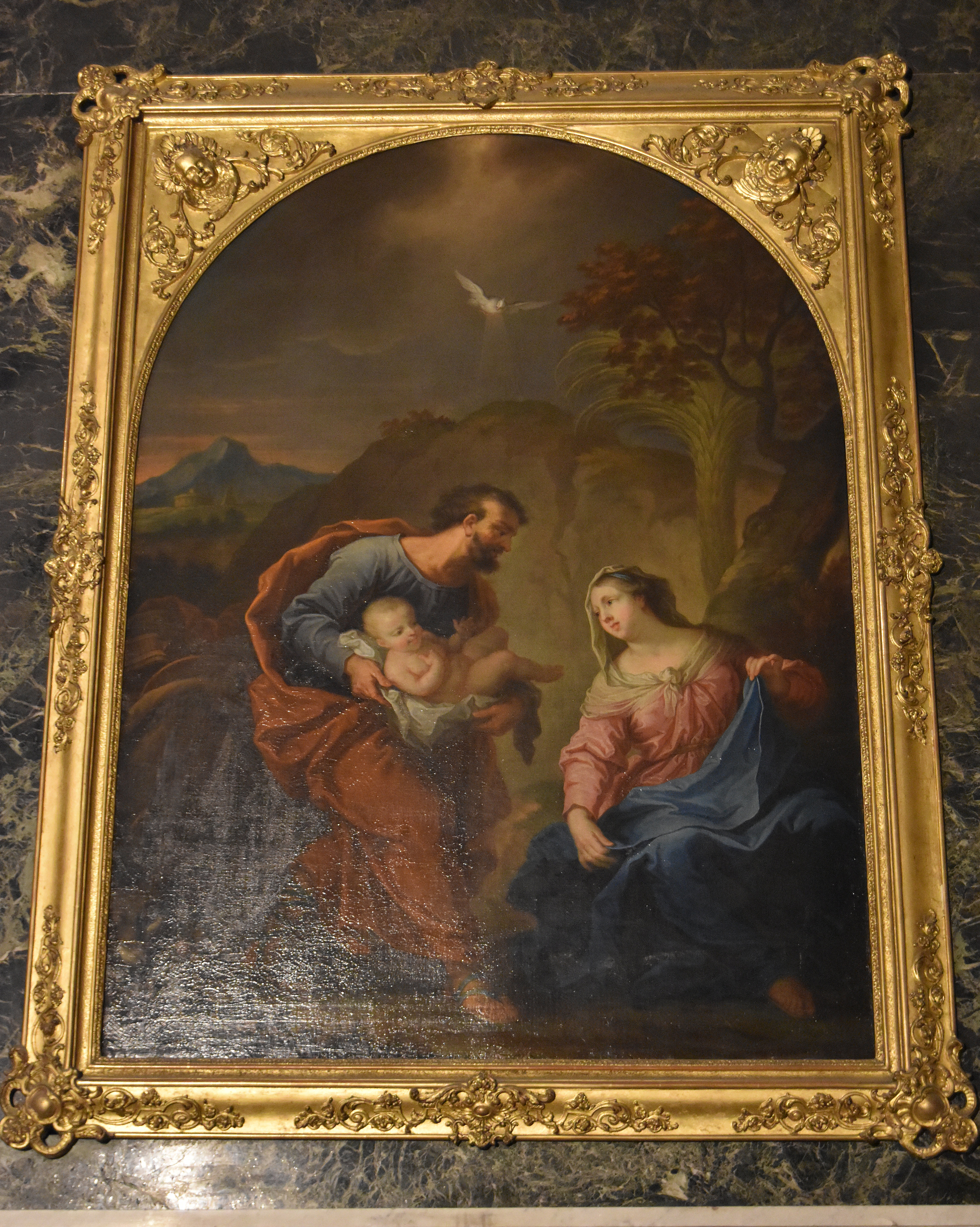 tableau : La Sainte Famille, vue générale