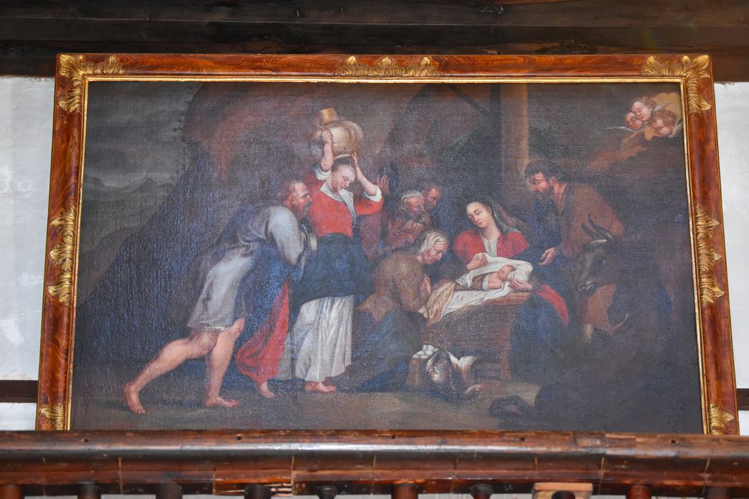 tableau, cadre : Adoration des bergers (l'), vue générale - © Ministère de la Culture (France), Médiathèque du patrimoine et de la photographie, diffusion RMN-GP