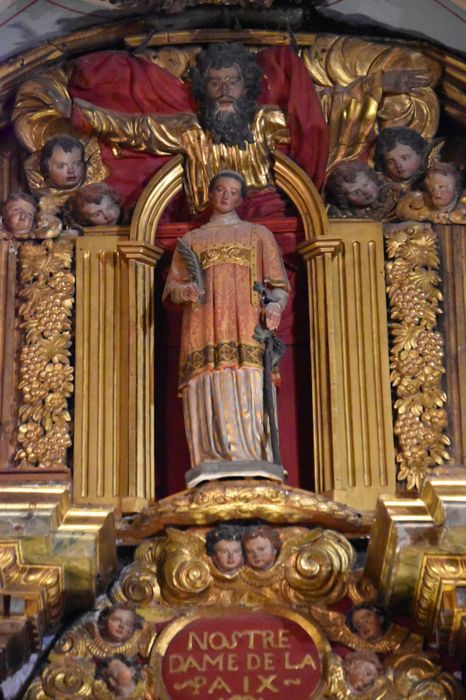 statue : Martyre non identifié, vue générale