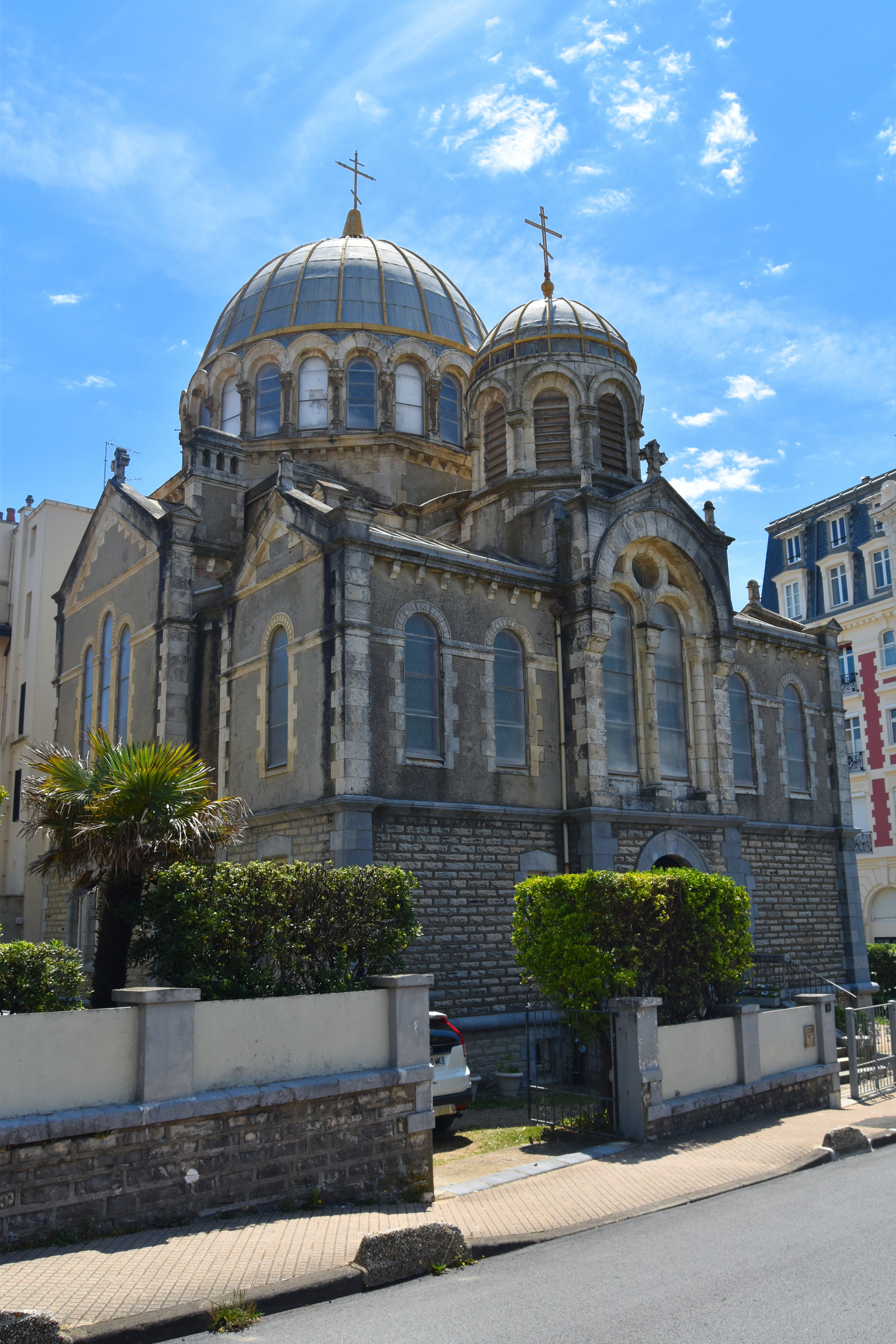 vue générale de la chapelle dans son environnement