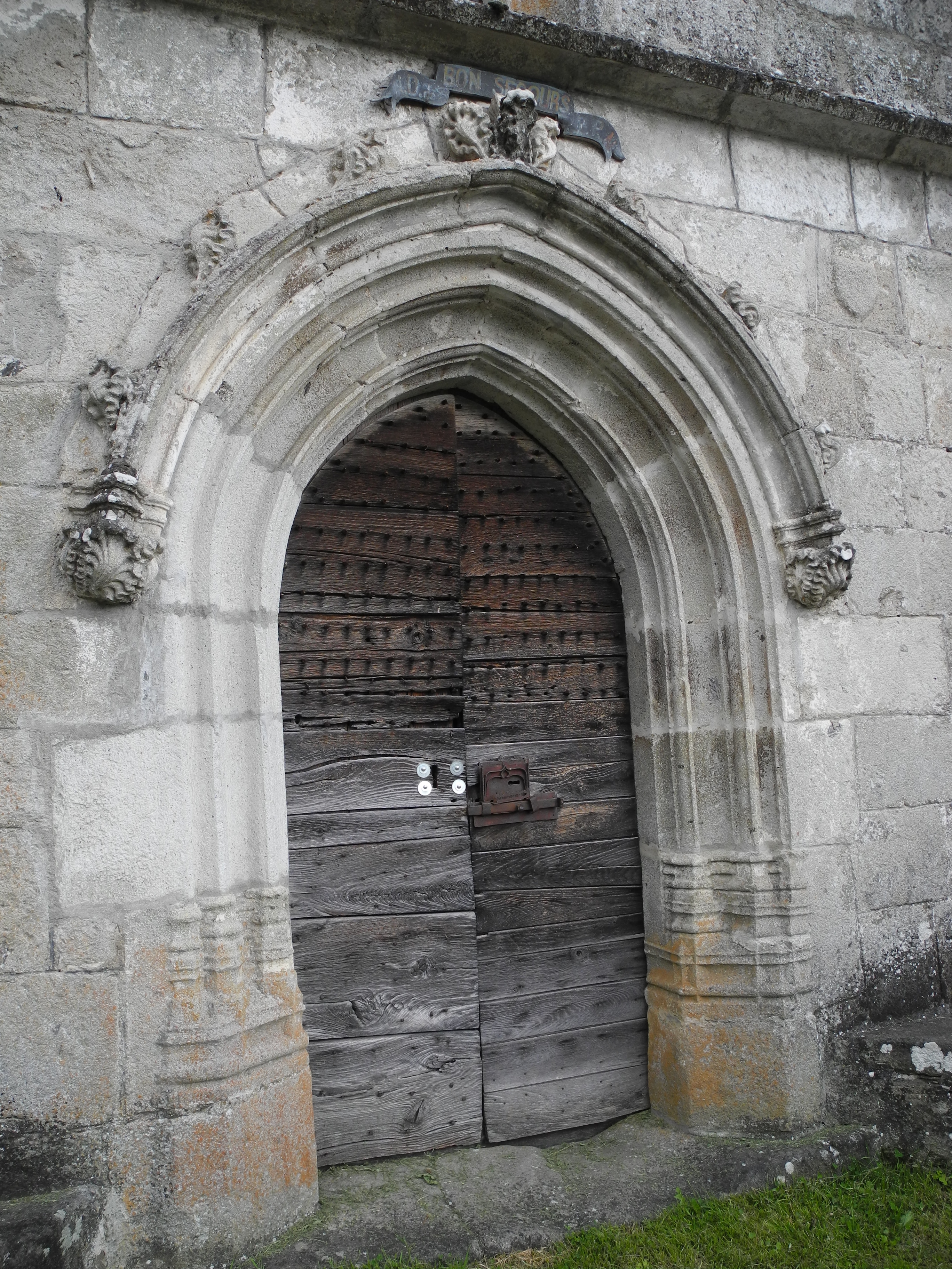 porche ouest, vue générale