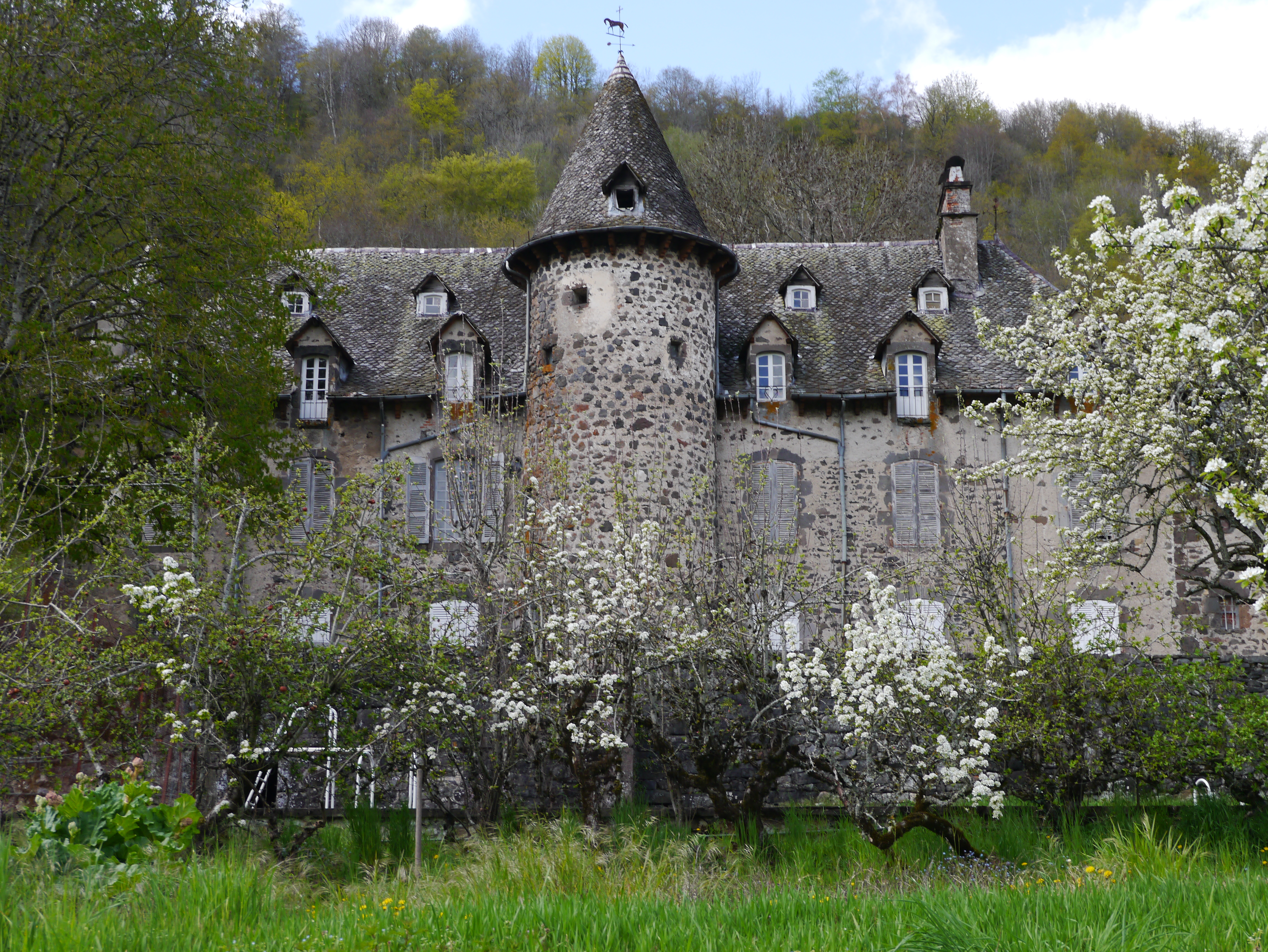 façade sud, vue partielle