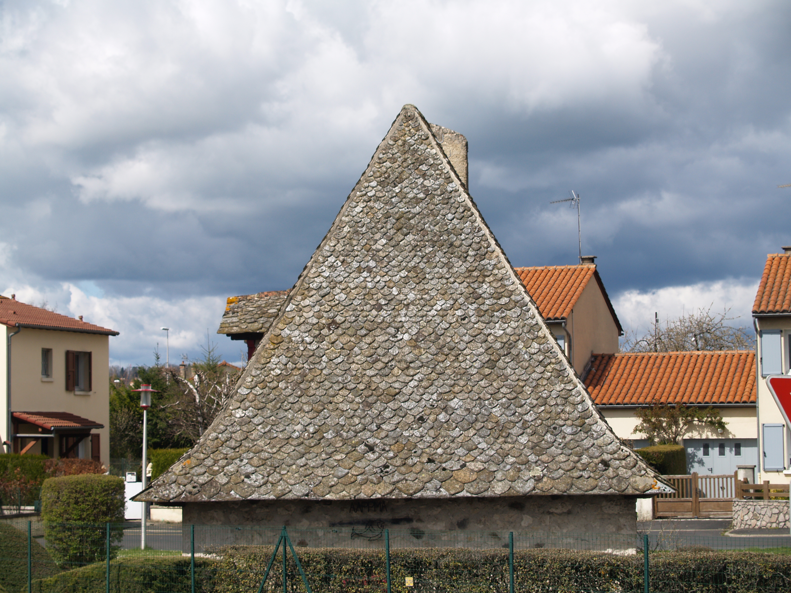 vue générale de la toiture